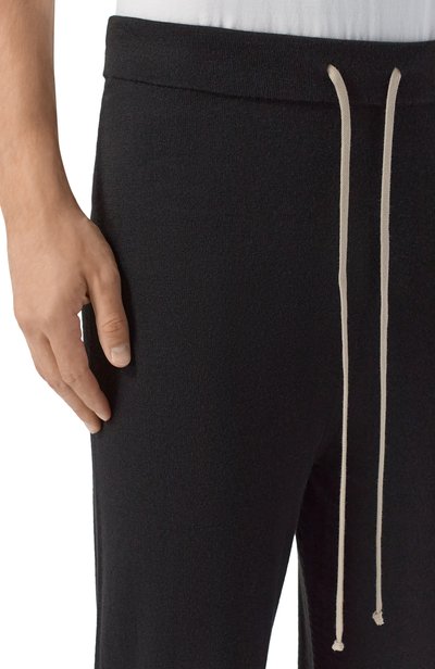 Шерстяные джоггеры RICK OWENS черного цвета по цене 76050 руб., арт. RU02F4653/M, фото 5 Шерстяные джоггеры RICK OWENS, арт. RU02F4653/M, фото 5
