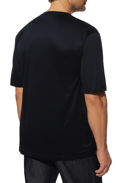 Хлопковая футболка ZILLI, арт. MBY-NT300-RAYZ1/MC02/62-66, фото 4