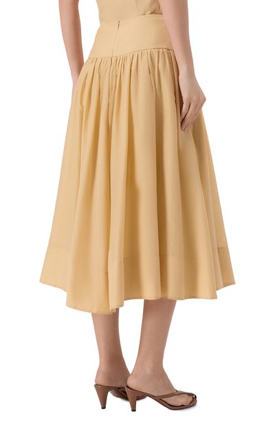 Юбка из хлопка и шелка 12 STOREEZ, арт. 137698, фото 4