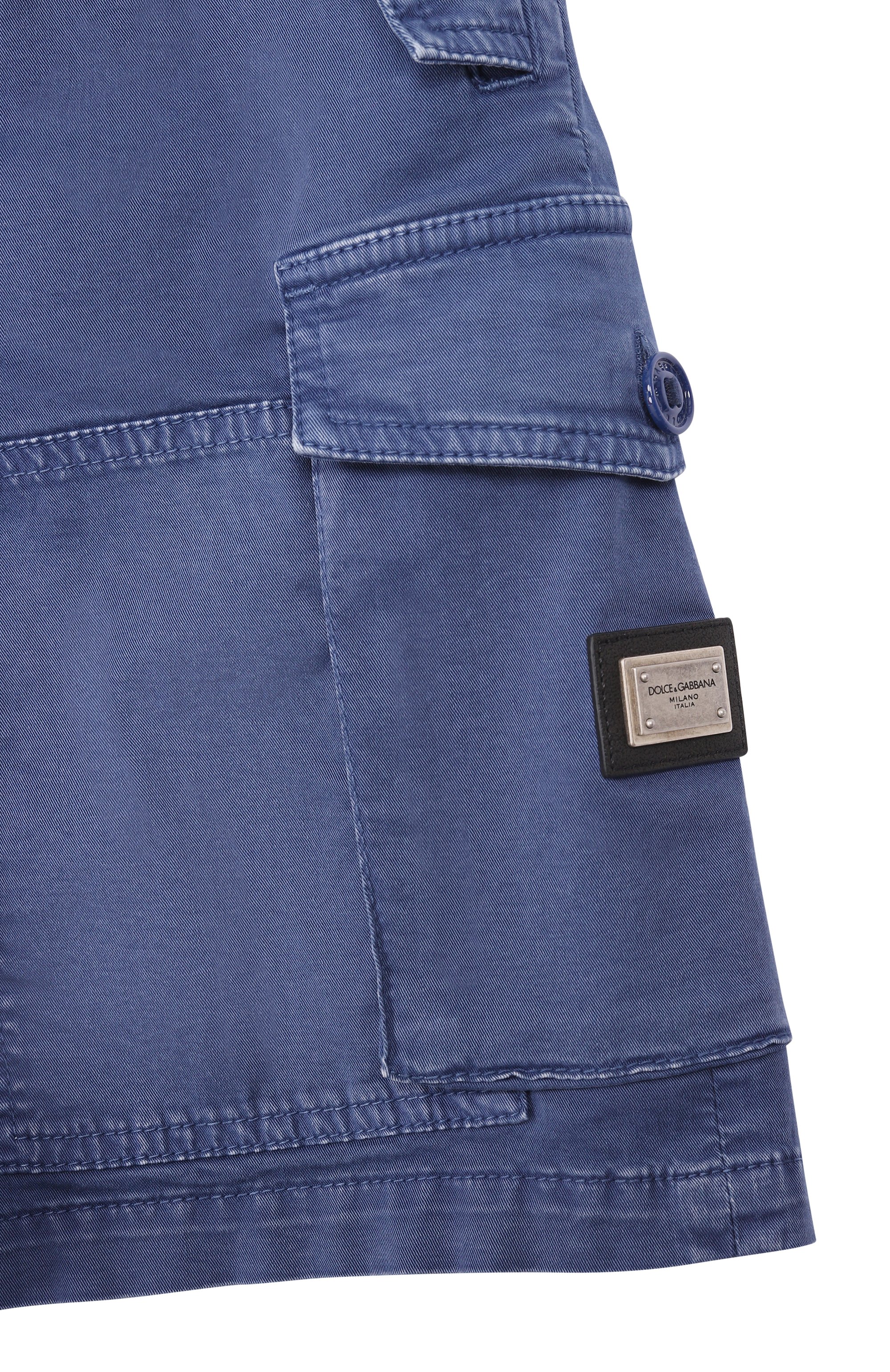 Хлопковые шорты-карго DOLCE & GABBANA, арт. L43Q98/LY108_001, фото 3