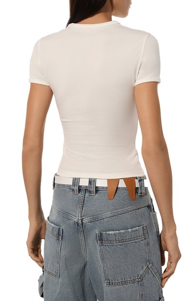 Хлопковая футболка DIESEL, арт. A15044/0LKAP, фото 4