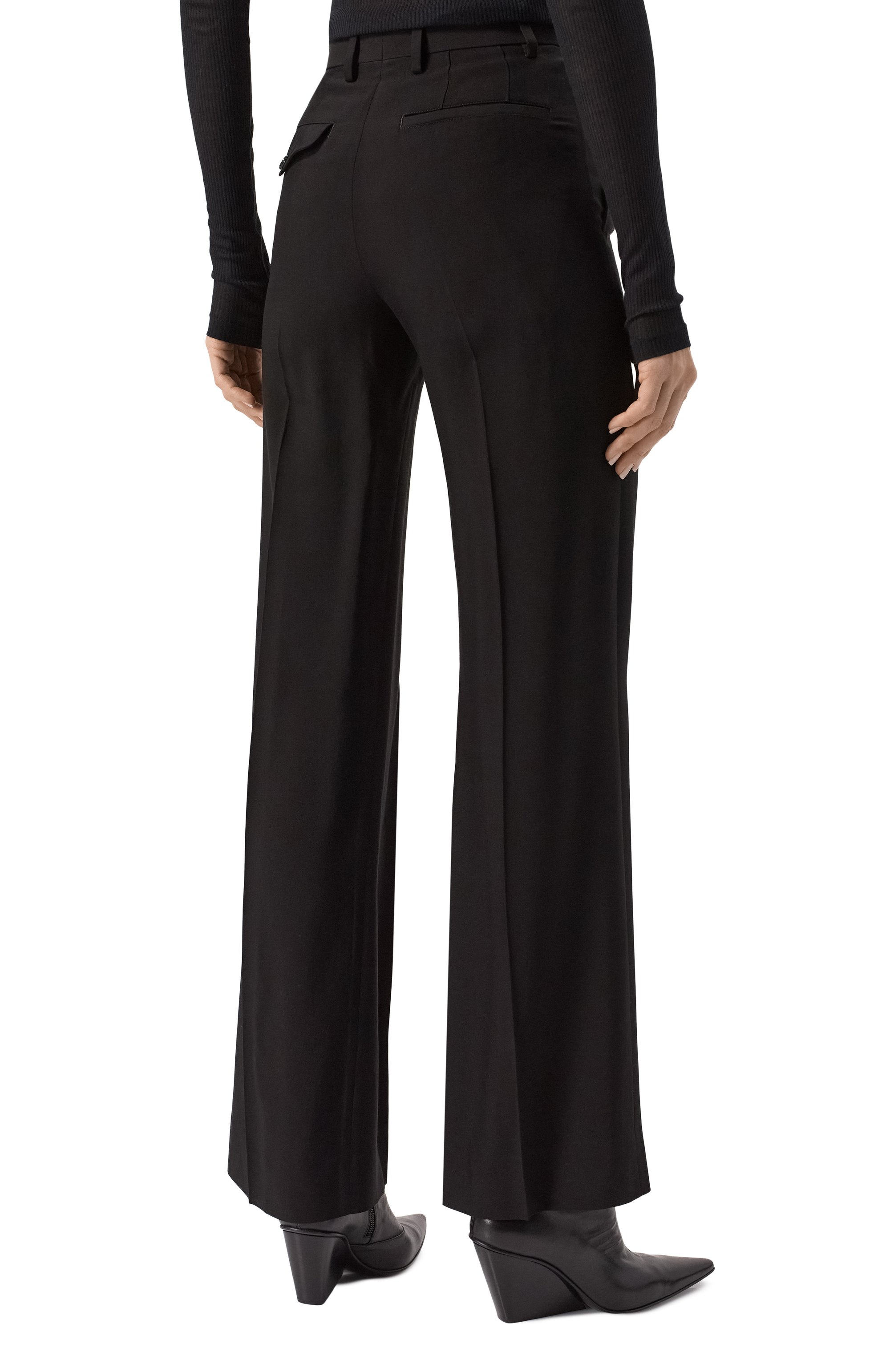 Брюки из вискозы ANN DEMEULEMEESTER, арт. B0011423/FA558, фото 4