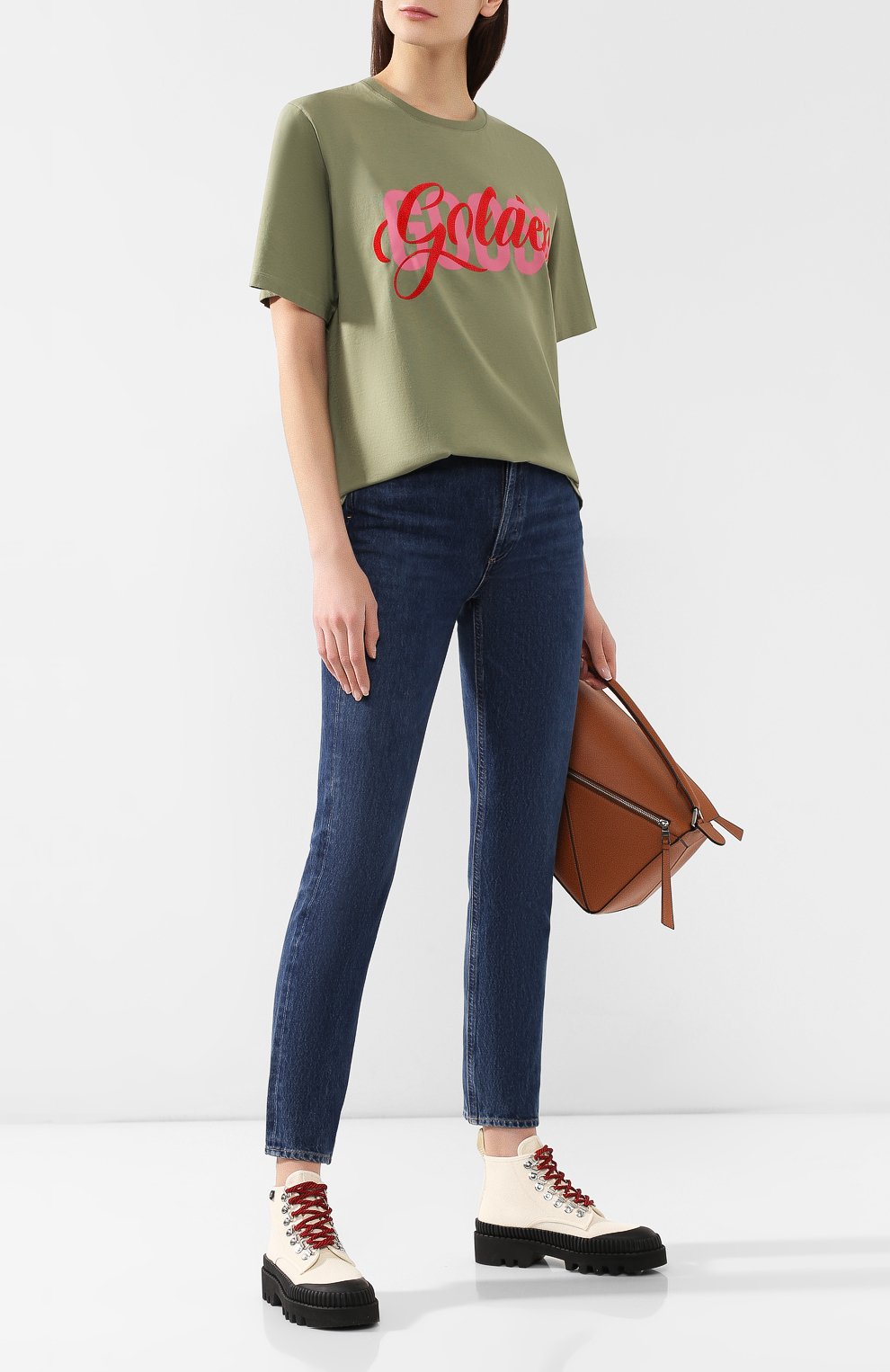 Хлопковая футболка GOLDEN GOOSE DELUXE BRAND, арт. G34WP126.E5, фото 2