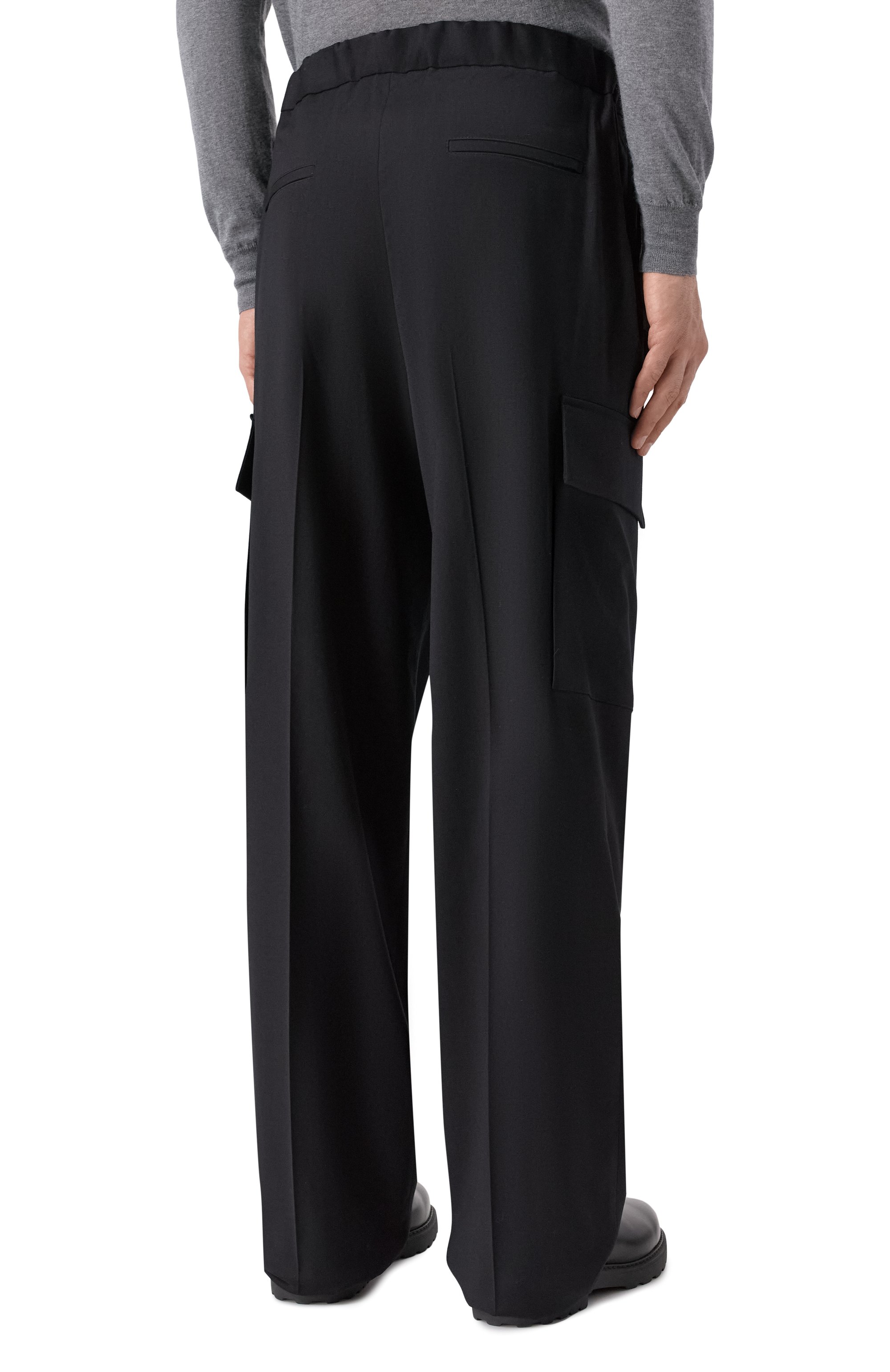 Брюки-карго из шерсти и вискозы HEVO, арт. T0RREQUETTA 30 160/I743, фото 4