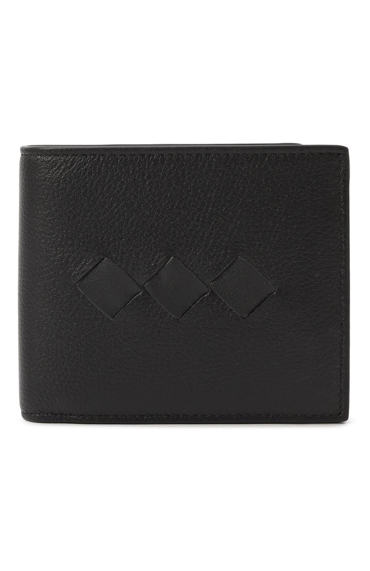 Мужской кожаное портмоне BOTTEGA VENETA черного цвета, арт. 819381/V4IK9 | Фото 1 (Материал: Натуральная кожа; Нос: Не проставлено)