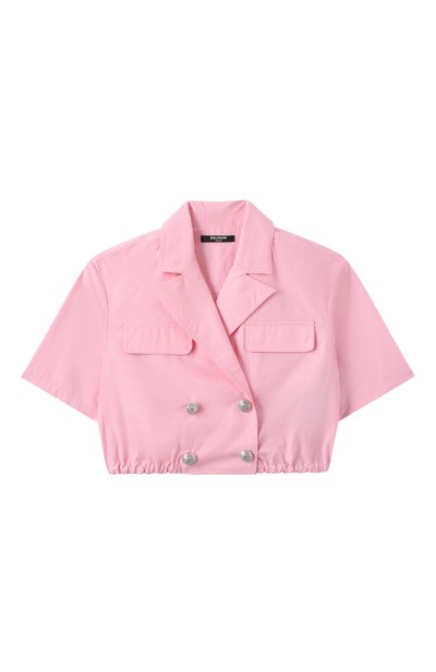 Хлопковая рубашка BALMAIN, арт. BW5A01