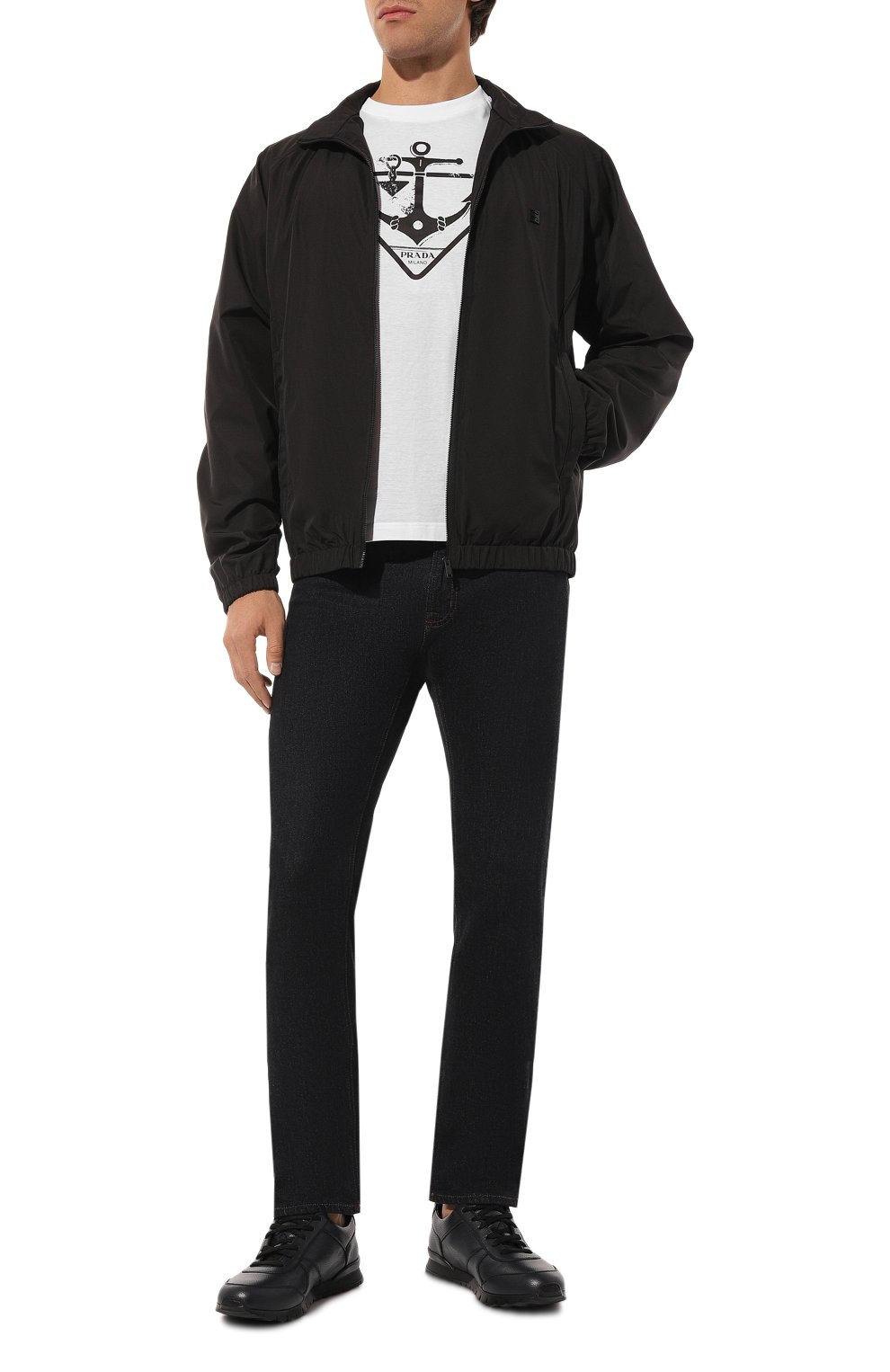 Кожаные кроссовки KITON, арт. USSA114N0109802, фото 2