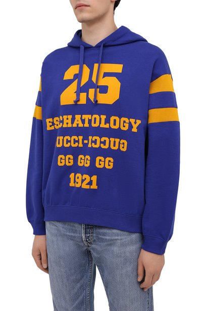 Хлопковое худи GUCCI, арт. 655469/XJDHN, фото 3