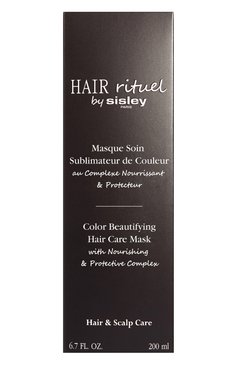 Маска для окрашенных волос color beautifying (200ml) HAIR RITUEL BY SISLEY бесцветного цвета, арт. 169330 | Фото 3 (Региональные ограничения белый список (Axapta Mercury): Не проставлено; Назначение: Для волос; Нос: Не проставлено; Тип �продукта: Маски; Тип волос: Окрашенные)