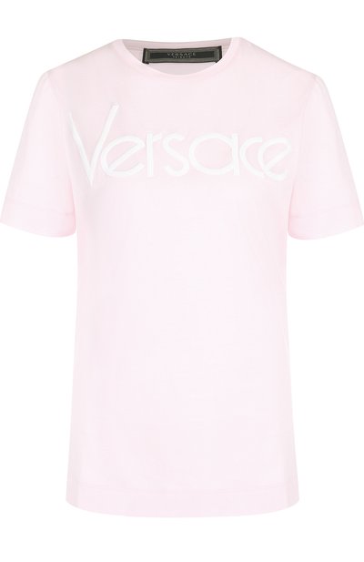 Хлопковая футболка с логотипом бренда VERSACE, арт. A80805/A201952, фото 1