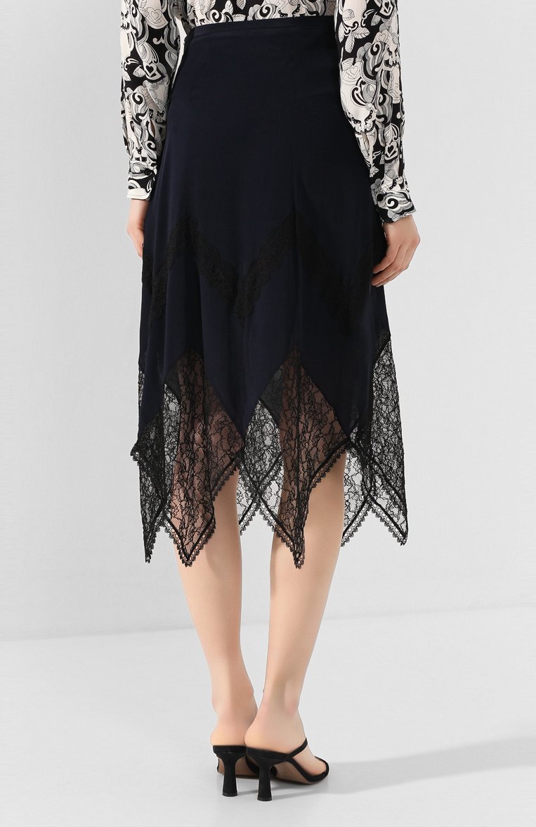 Юбка из смеси вискозы и шелка SEE BY CHLOÉ, арт. CHS20SJU03014, фото 1