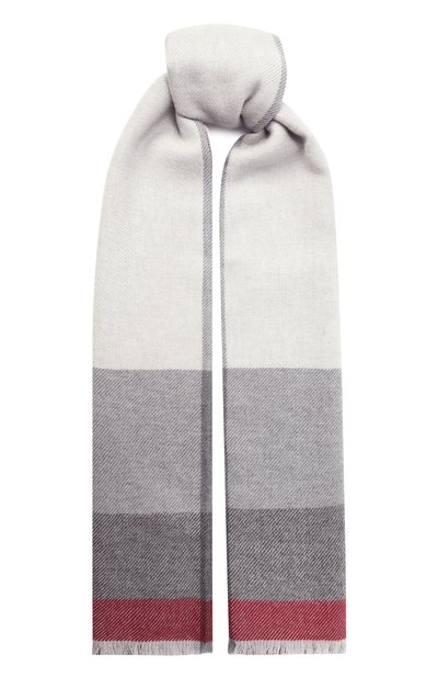 Мужской шарф из шерсти и кашемира BRUNELLO CUCINELLI, арт. MSC666AG