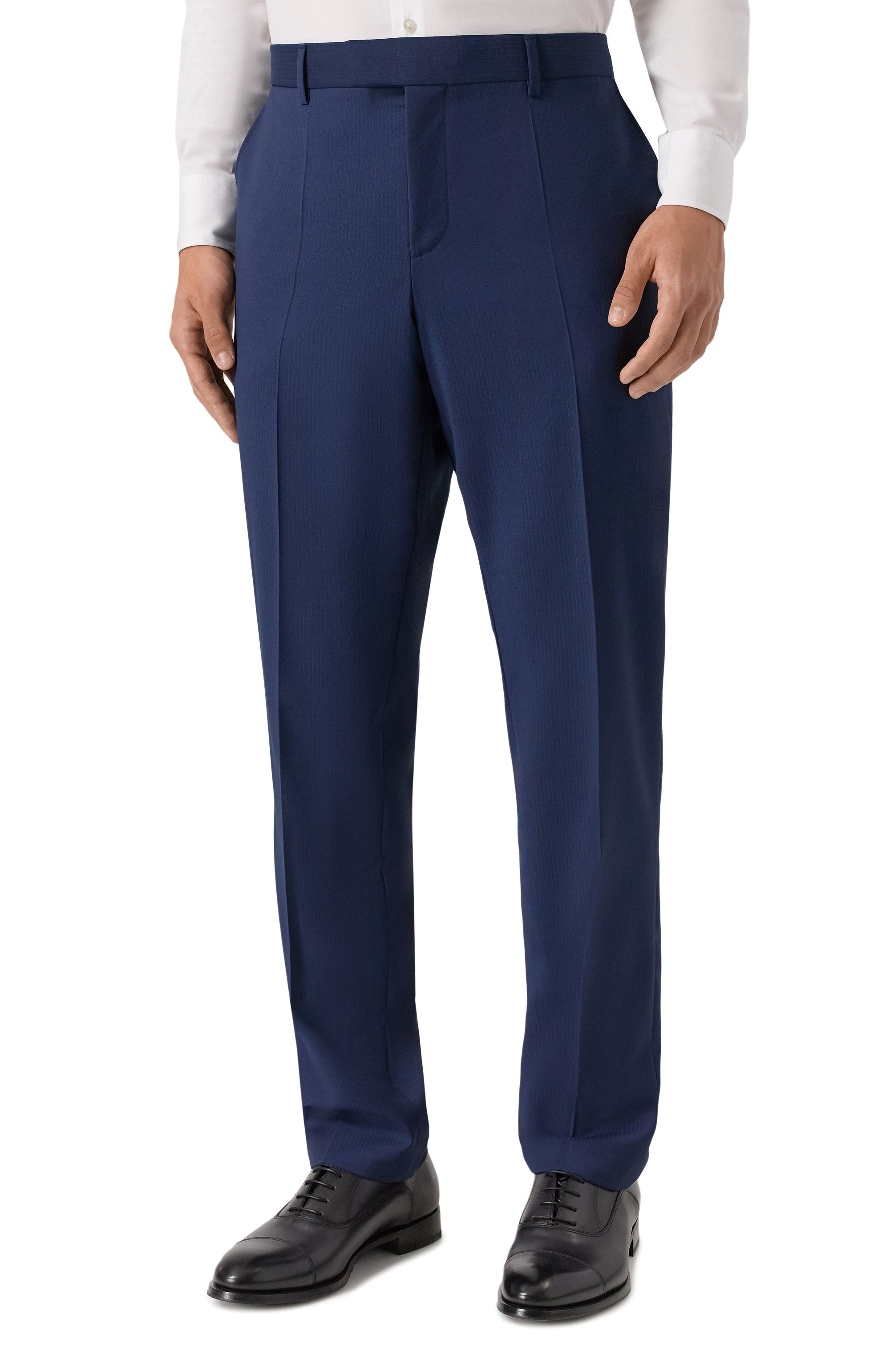 Шерстяной костюм BOSS темно-синего цвета по цене 105000 руб., арт. 50546079, фото 5 Шерстяной костюм BOSS, арт. 50546079, фото 5