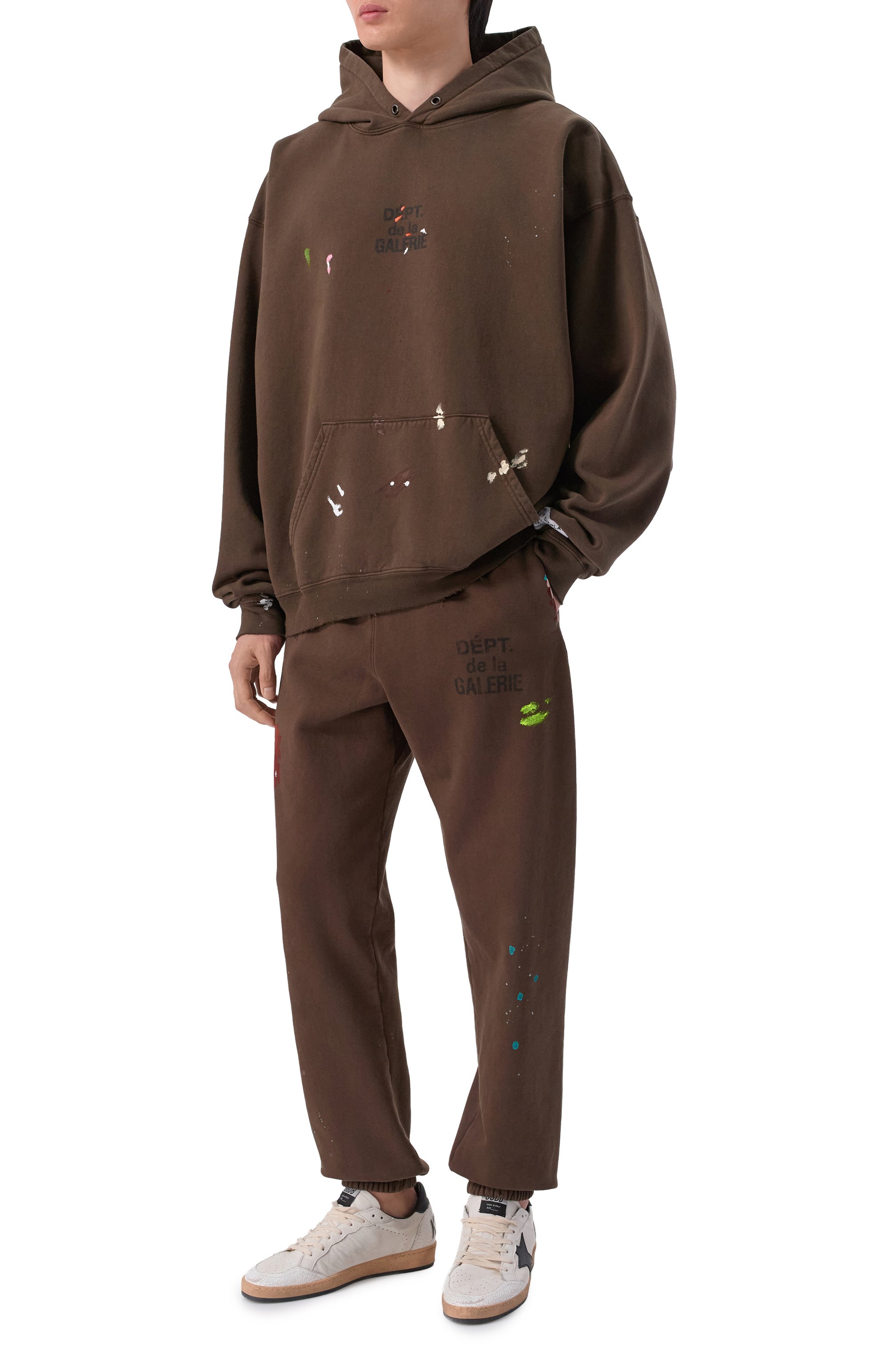 Хлопковые джоггеры GALLERY DEPT., арт. BTM035/C0TT0N, фото 2