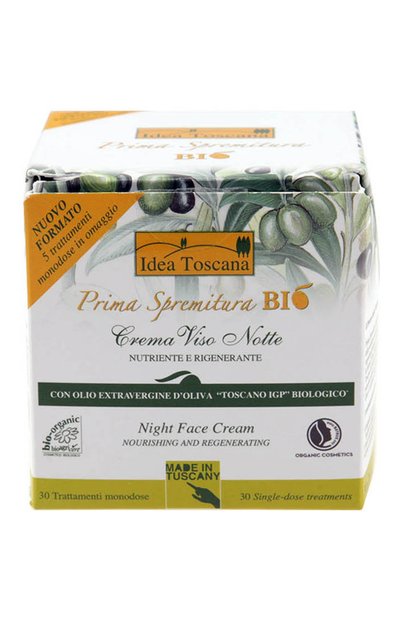 Женское ночной питательный крем для лица bio prima spremitura (30x2ml) IDEA TOSCANA, арт. 430122