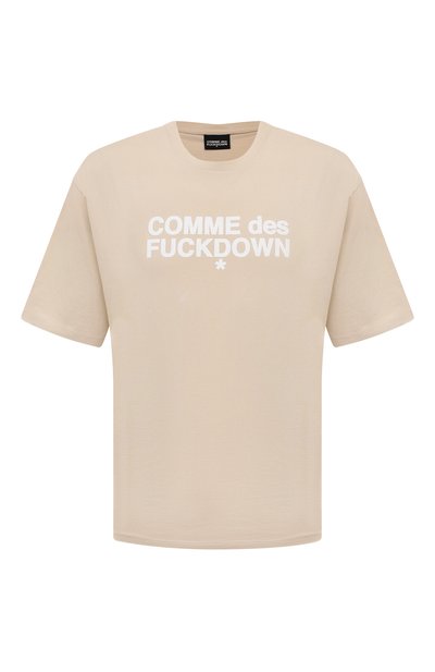 Мужская хлопковая футболка COMME DES FUCKDOWN, арт. CFABM00008
