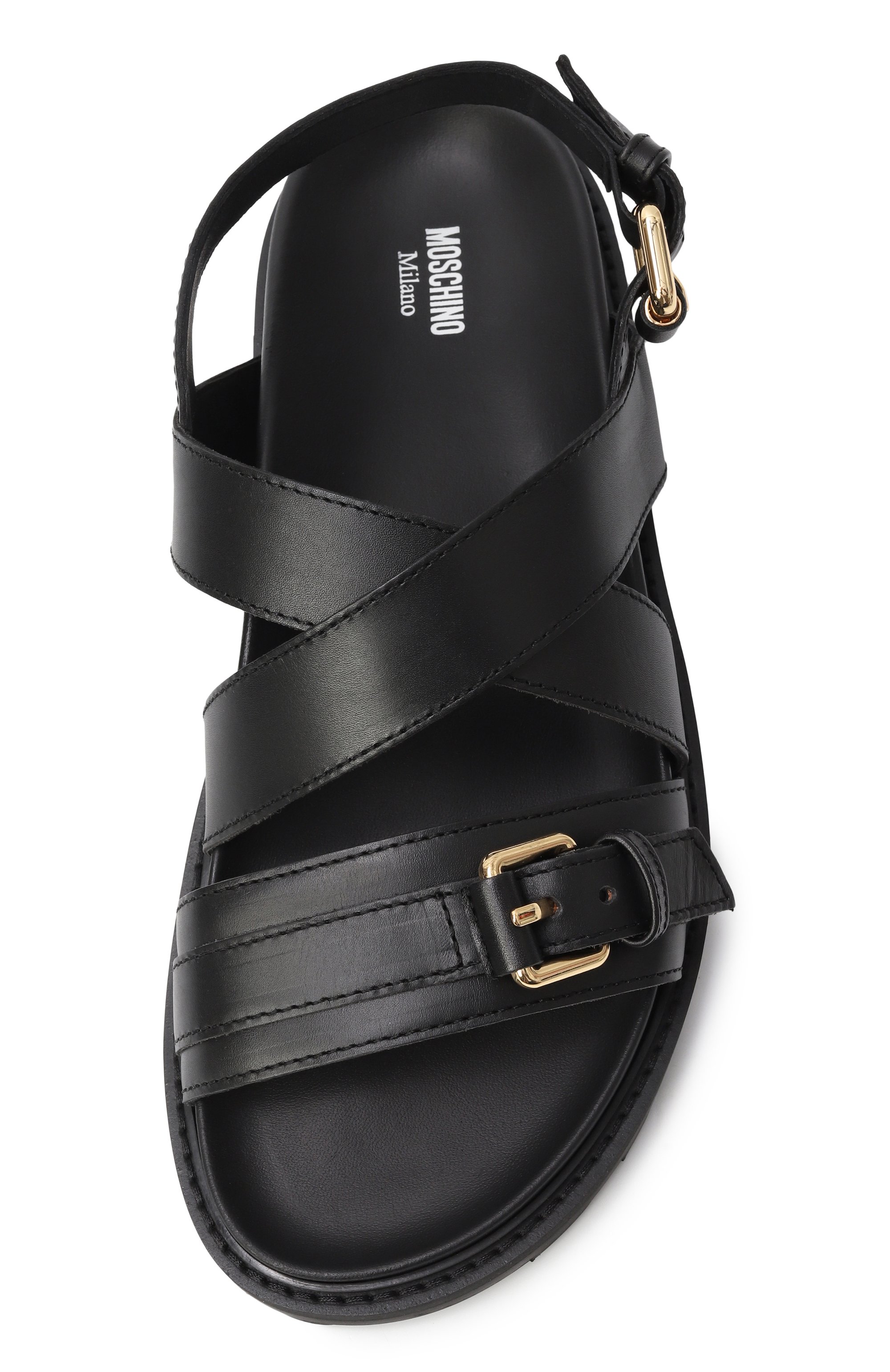 Кожаные сандалии MOSCHINO, арт. 16263/GA0, фото 6