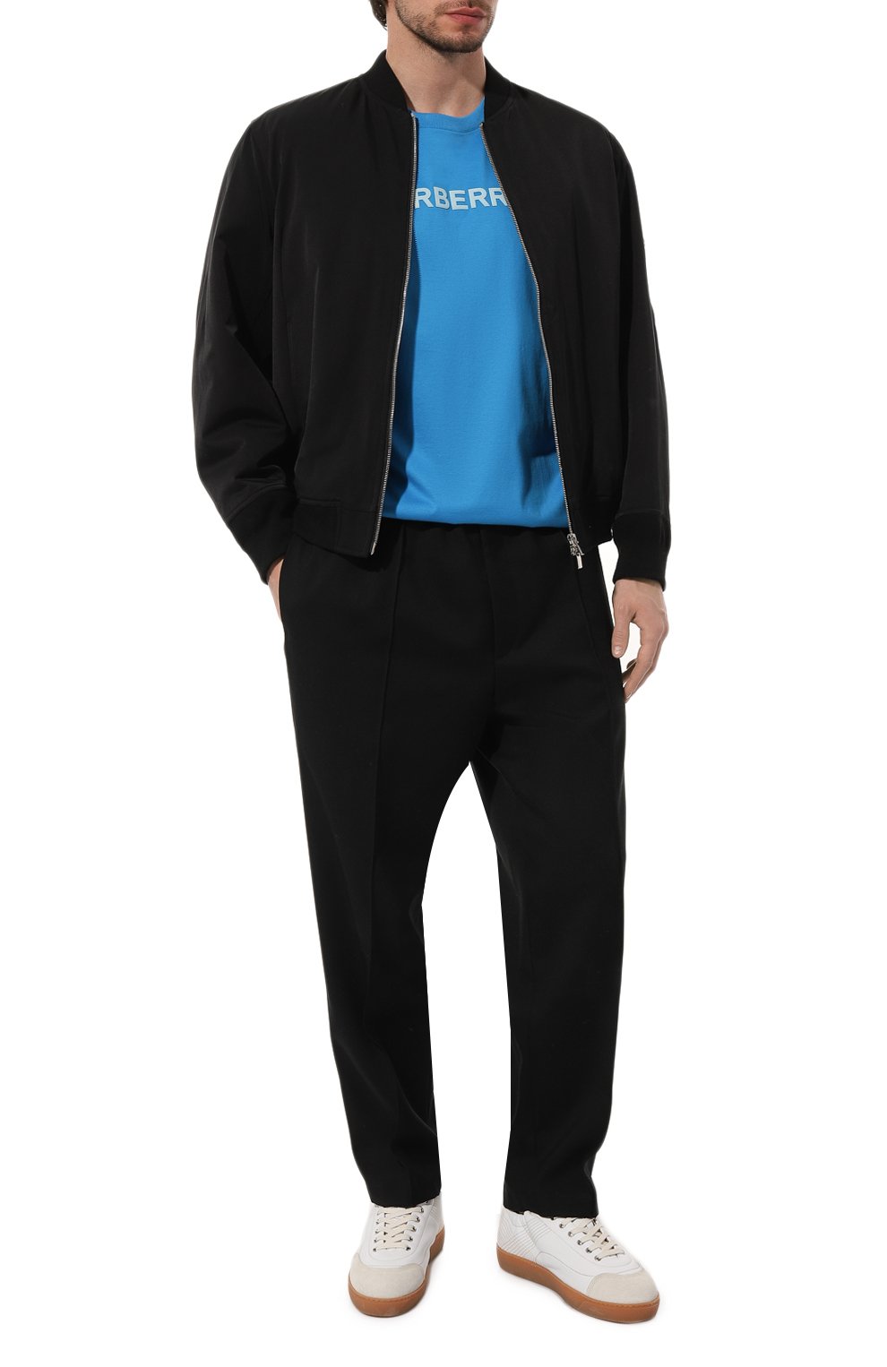 Хлопковая футболка BURBERRY, арт. 8065395, фото 2