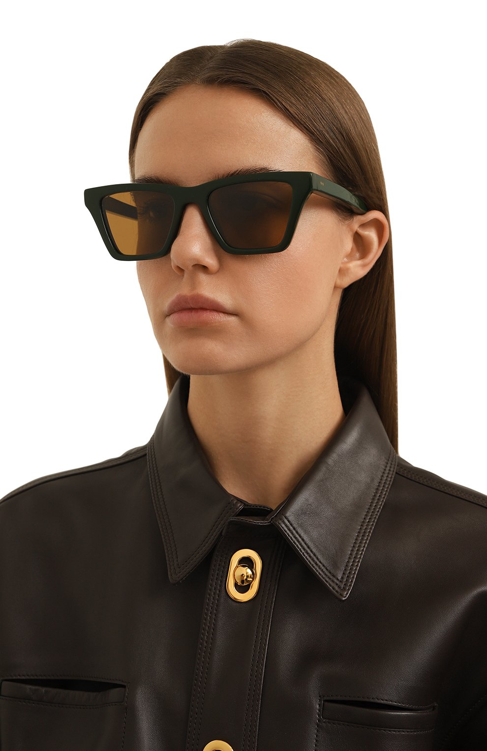 Солнцезащитные очки G.O.D. EYEWEAR, арт. TWENTY DARK GREEN W/BR0WN LENS, фото 2