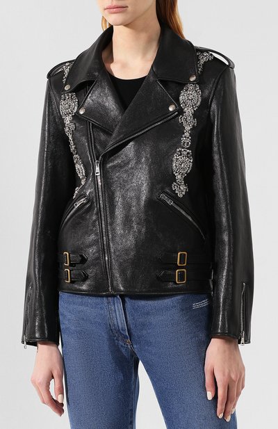 Кожаная косуха GUCCI, арт. 572674/XNAER, фото 3