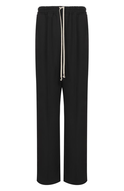 Шерстяные брюки Rick Owens RU01F2378/WT Чёрный RU01F2378/WT