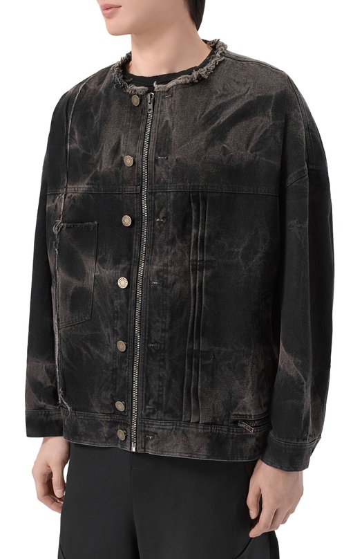 Джинсовая куртка Isabel Benenato UW45BS26 Серый  UW45BS26 Фото 3