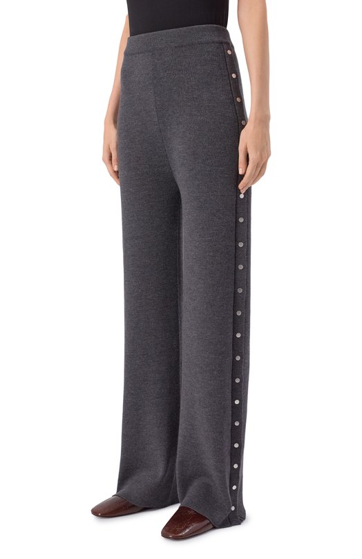 Шерстяные брюки Jil Sander J02KA0350/J14797 Серый  J02KA0350/J14797 Фото 3