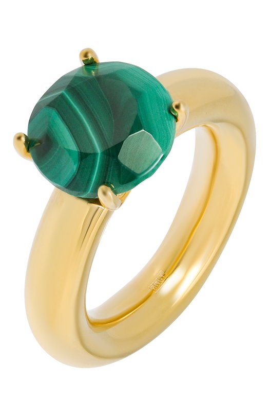 Кольцо Cartoon Ring с малахитом Moonka cr-r-mal Зелёный  cr-r-mal Фото 3
