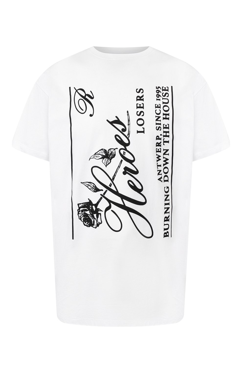 Хлопковая футболка RAF SIMONS, арт. 192-120-19001, фото 1