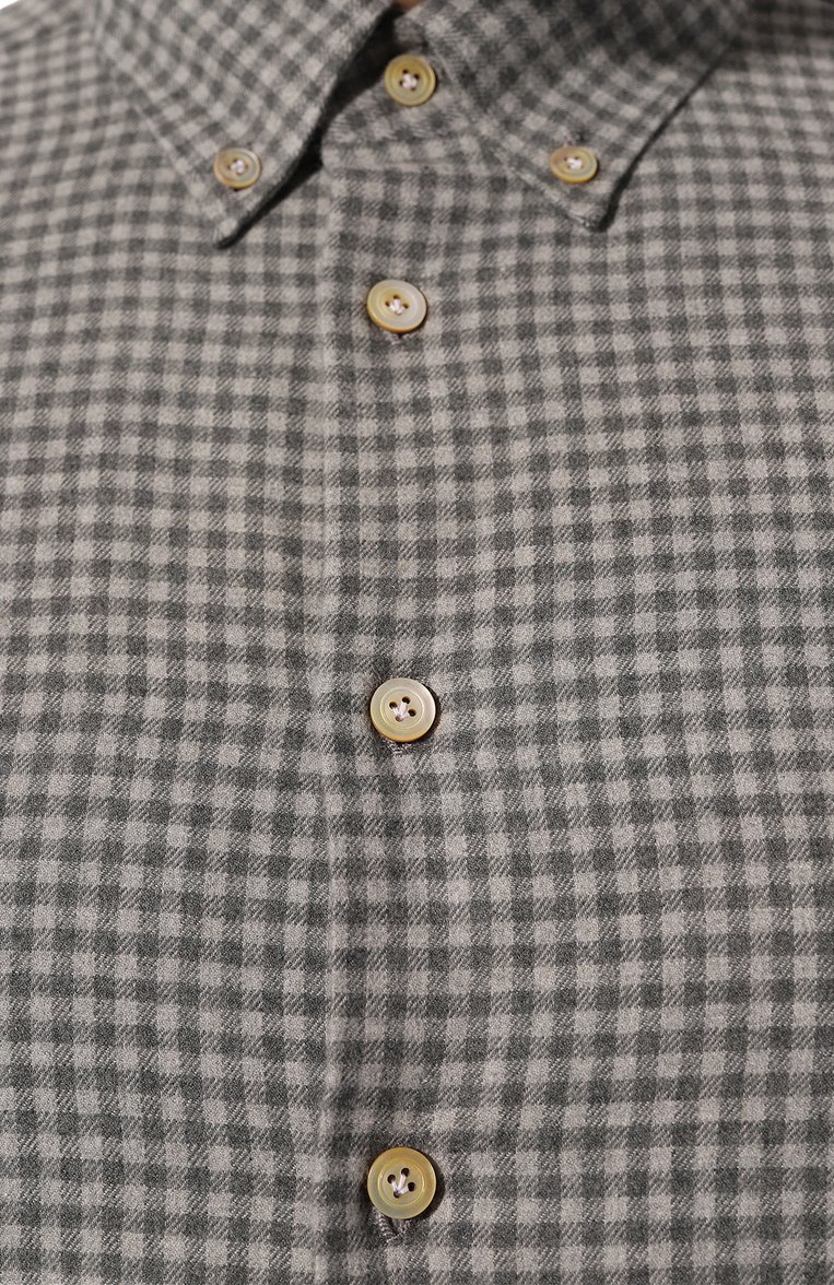 Хлопковая рубашка KITON, арт. UCIH0864302/47-50, фото 1
