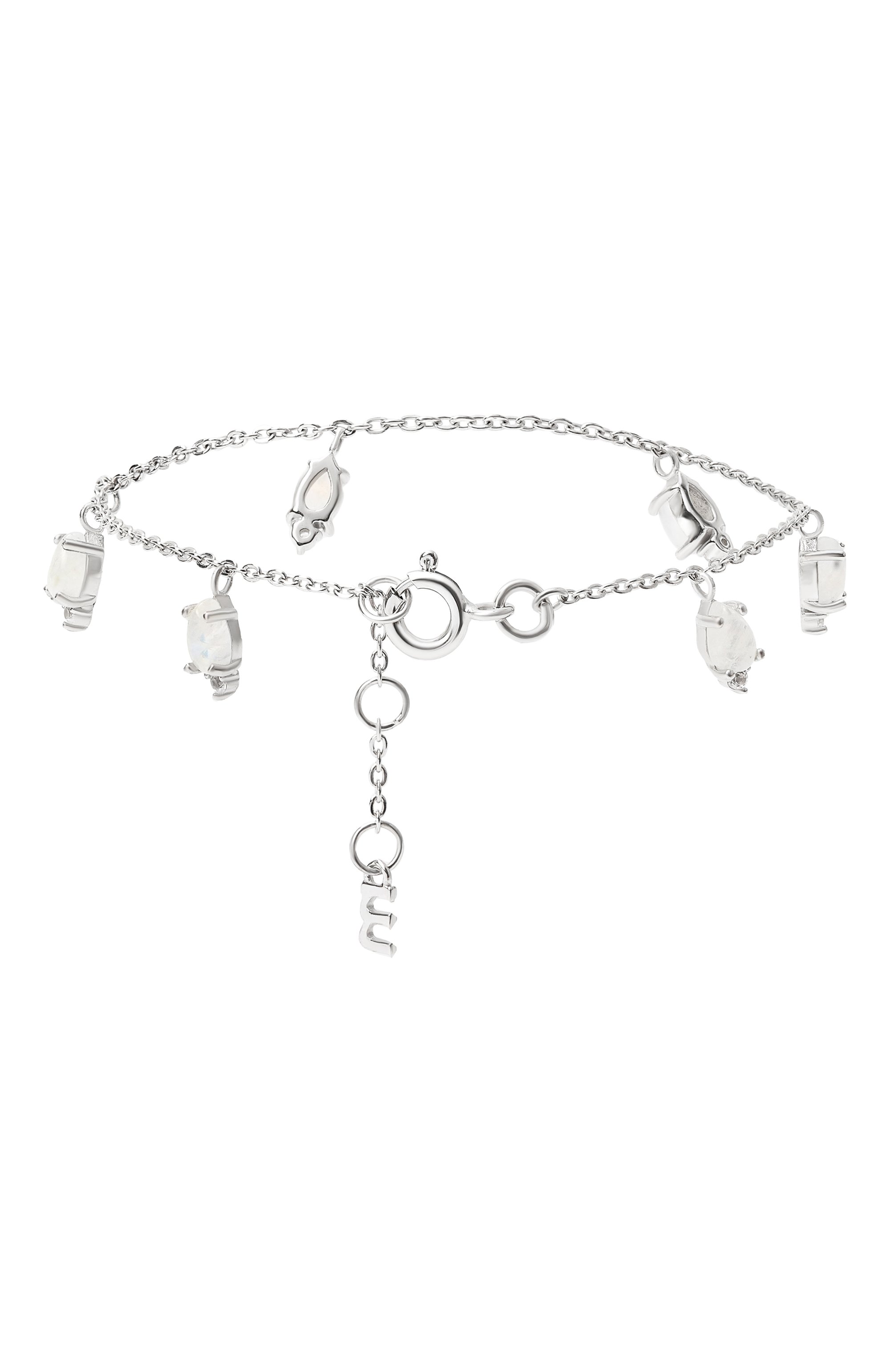 Браслет-цепочка water с лунными камнями MOONKA, арт. wt-br-mns, фото 3