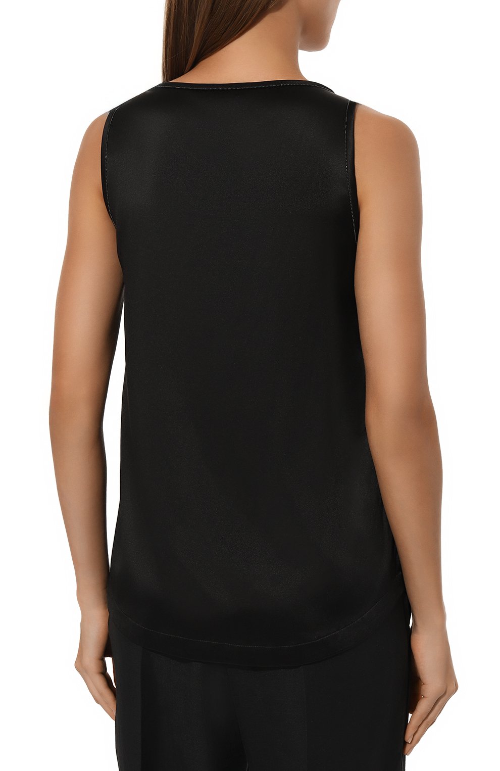 Шелковый топ BRUNELLO CUCINELLI, арт. M0C59BP009, фото 4