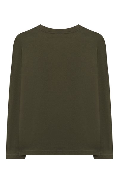 Хлопковый лонгслив MONCLER хаки цвета по цене 16850 руб., арт. F2-954-8D706-20-83092/8-10A, фото 2 Хлопковый лонгслив MONCLER, арт. F2-954-8D706-20-83092/8-10A, фото 2