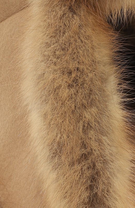 Меховая шапка-ушанка из соболя FurLand 0201414210042100016 Бежевый  0201414210042100016 Фото 3