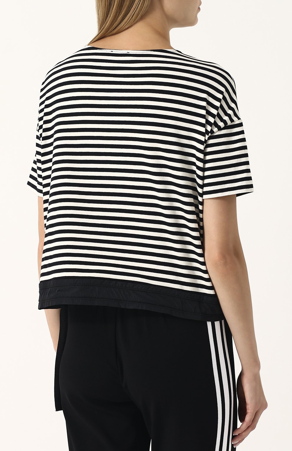 Футболка свободного кроя в полоску MONCLER, арт. D1-093-80828-00-8299L, фото 4