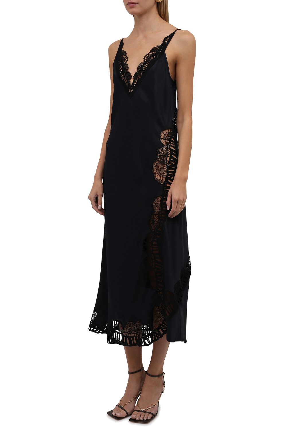 Атласное платье JIL SANDER, арт. JSWT506680-WT381500, фото 3