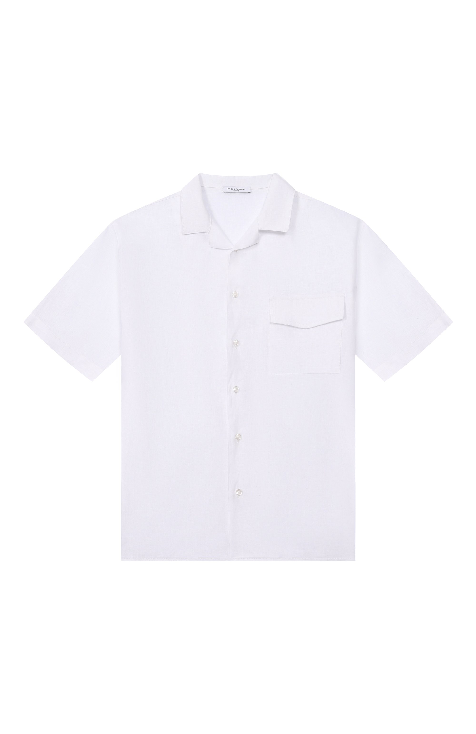 Рубашка изо льна и хлопка PAOLO PECORA MILANO, арт. PP4340_001, фото 1