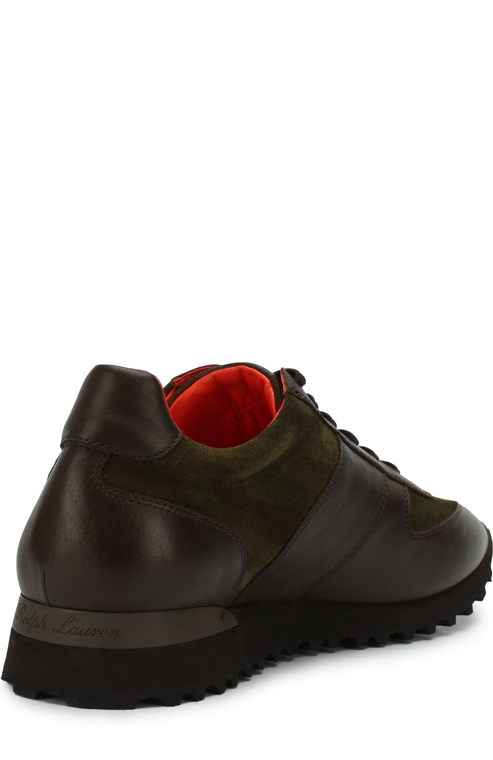 Комбинированные кроссовки на шнуровке RALPH LAUREN, арт. 815673571, фото 4