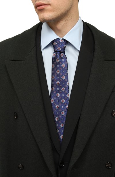 Шелковый галстук CANALI, арт. 18/HJ03662, фото 2