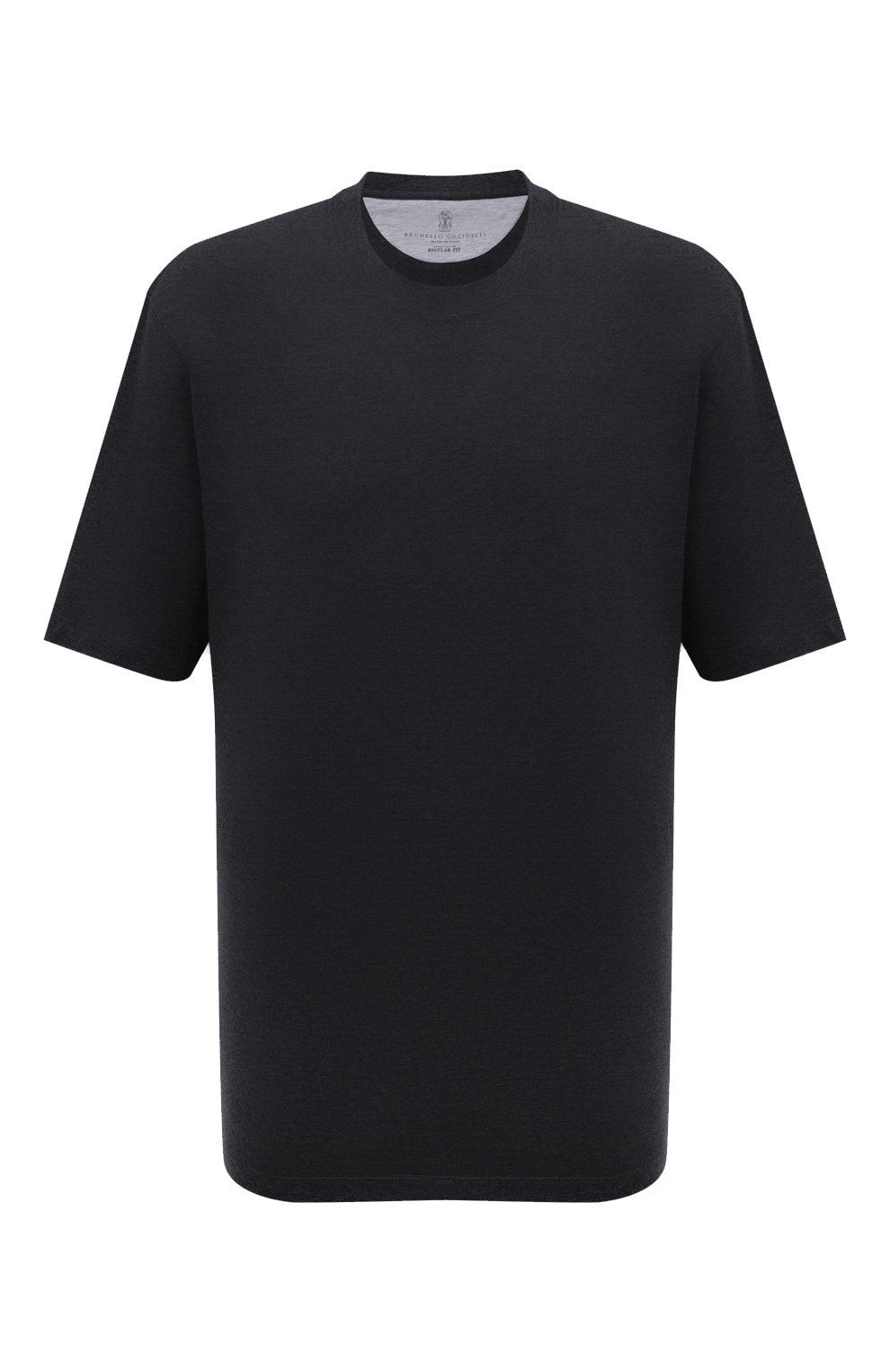 Футболка из шелка и хлопка BRUNELLO CUCINELLI, арт. MTB371308, фото 1