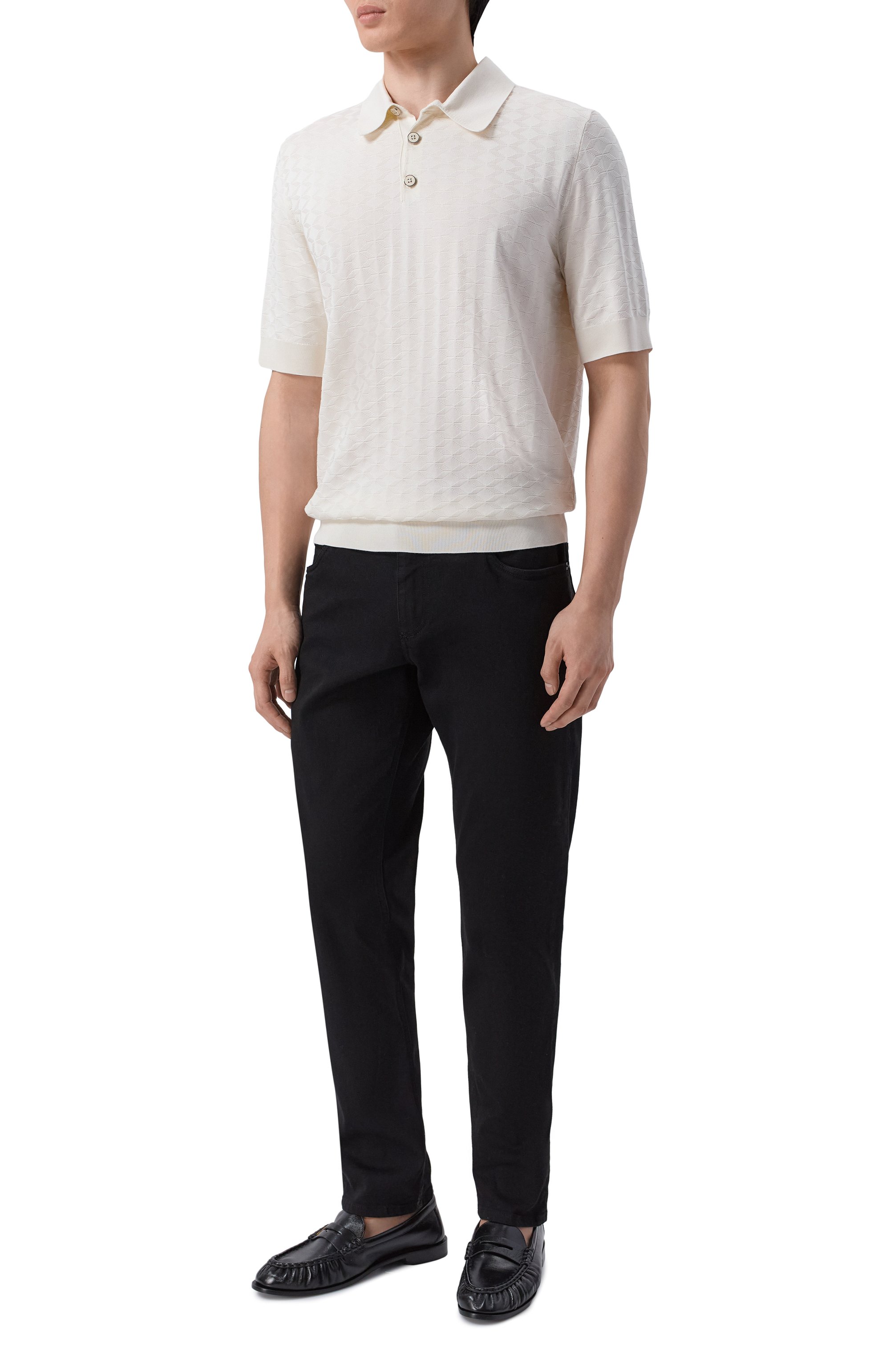 Шелковое поло DOLCE & GABBANA, арт. GXZ02Z/JBS0F, фото 2