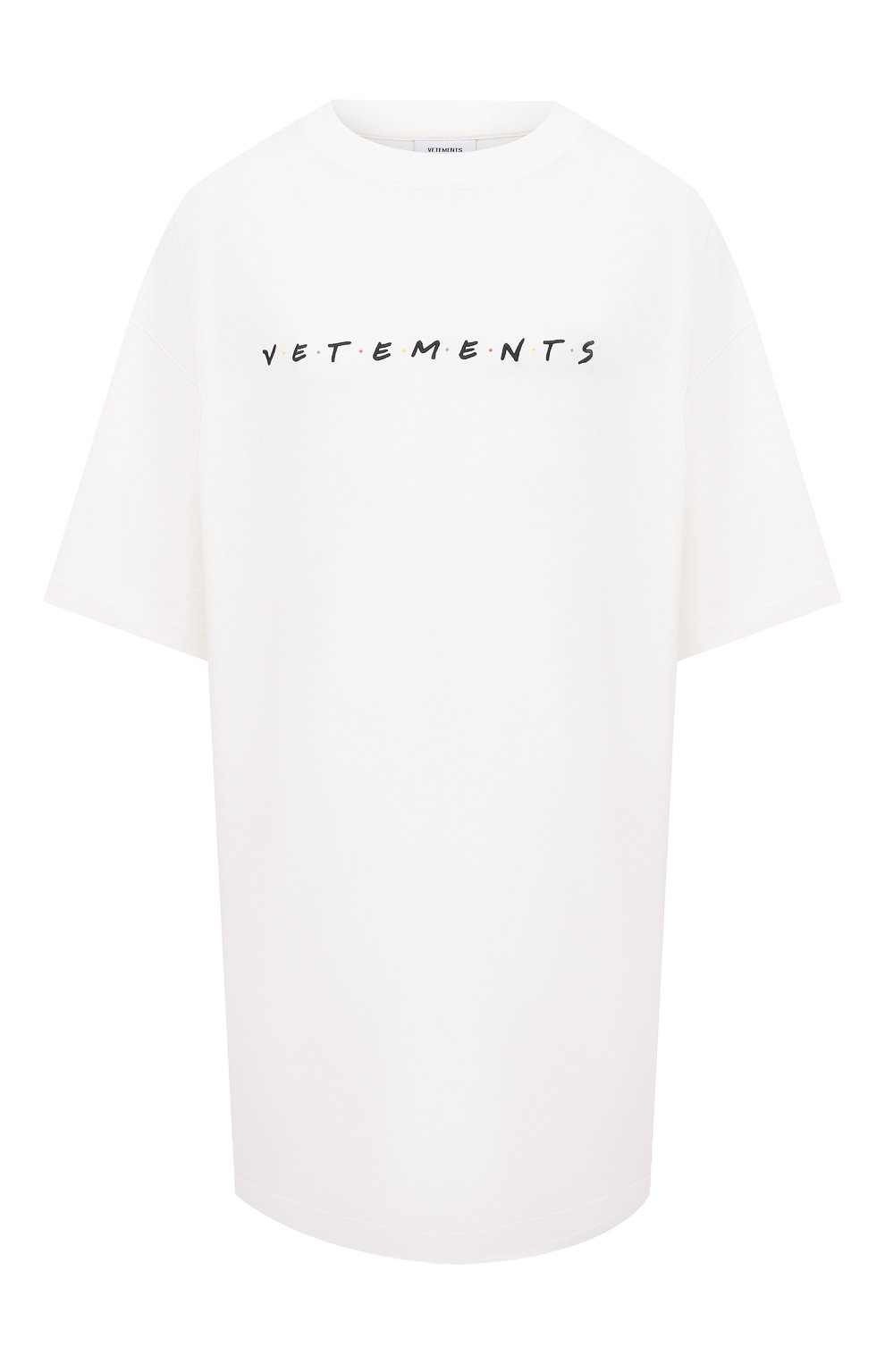 Хлопковая футболка VETEMENTS, арт. UE51TR340W 1611/W, фото 1