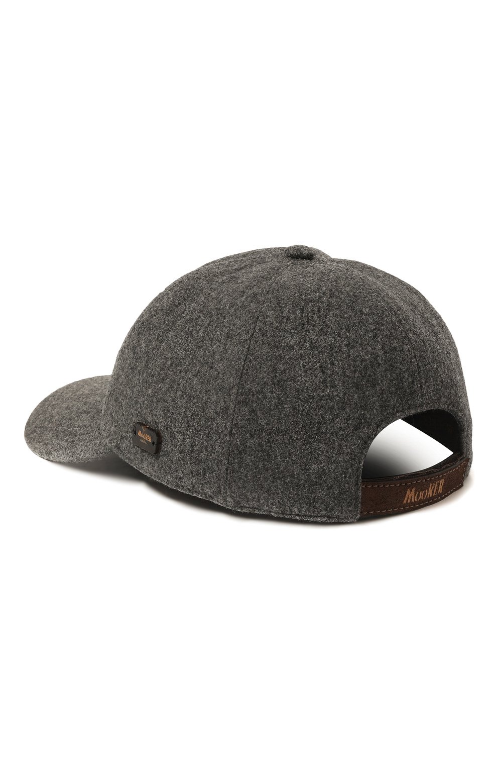 Шерстяная бейсболка MOORER серого цвета по цене 39950 руб., арт. R0BINS0N-GQ/M0UCL100001, фото 3 Шерстяная бейсболка MOORER, арт. R0BINS0N-GQ/M0UCL100001, фото 3
