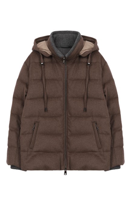 Пуховик из шерсти и кашемира MANZONI24, арт. 25UB777-WCASPX