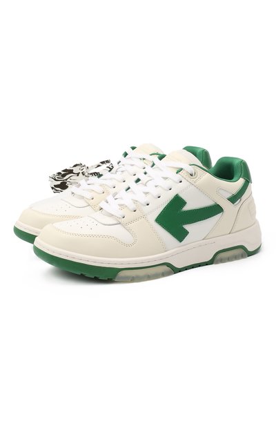 Кожаные кеды out of office OFF-WHITE, арт. 0MIA189F20LEA0010155, фото 1
