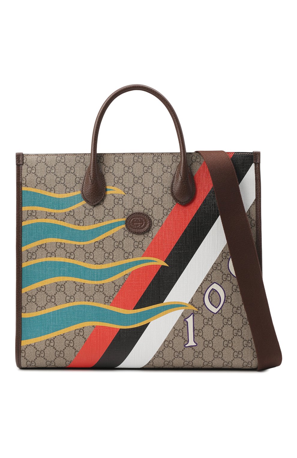 Сумка-тоут GUCCI коричневого цвета по цене 257760 руб., арт. 674148/UQHHG, фото 6 Сумка-тоут GUCCI, арт. 674148/UQHHG, фото 6