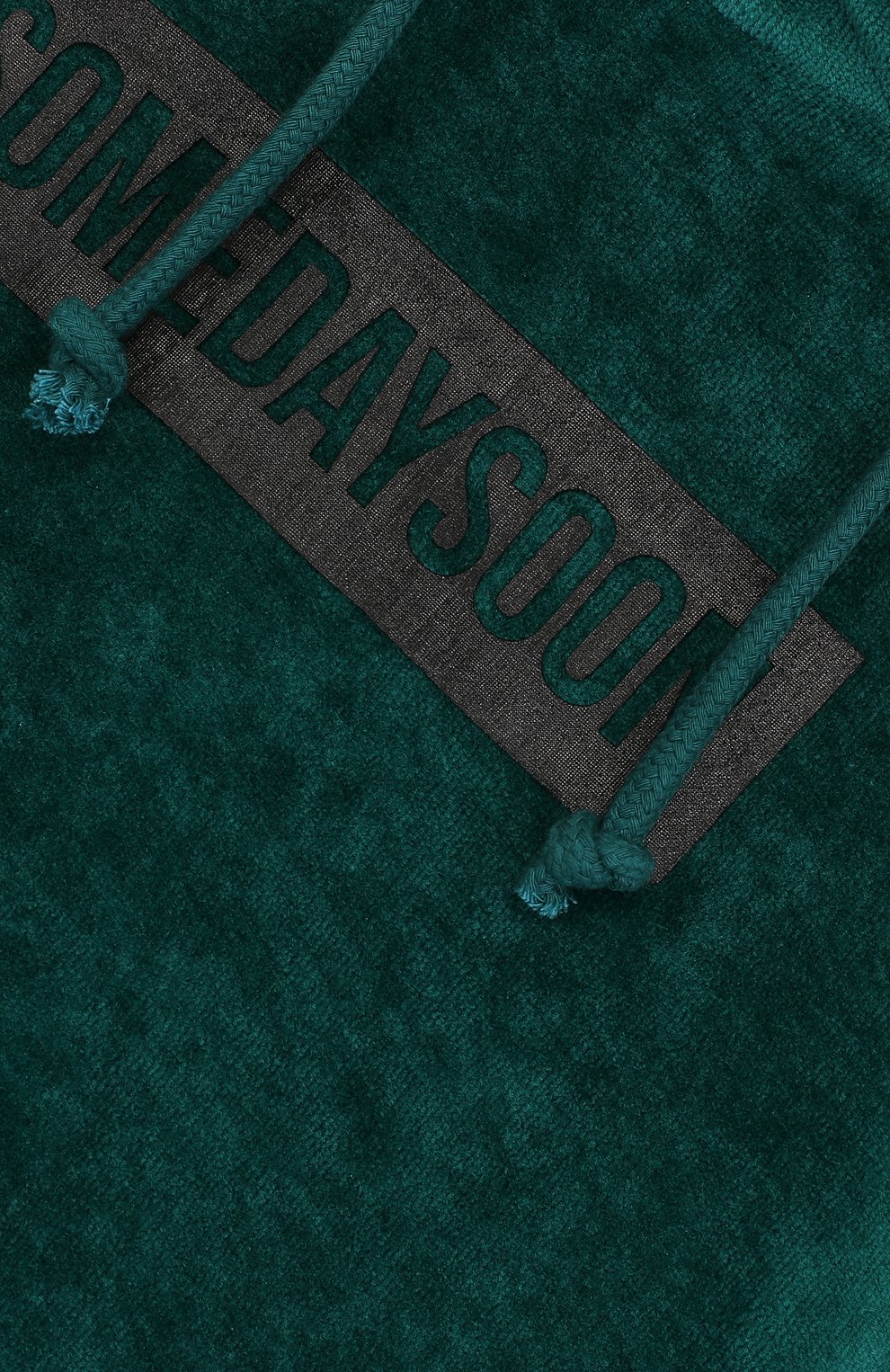 Бархатное худи с логотипом бренда SOMETIME SOON, арт. 70130364, фото 3