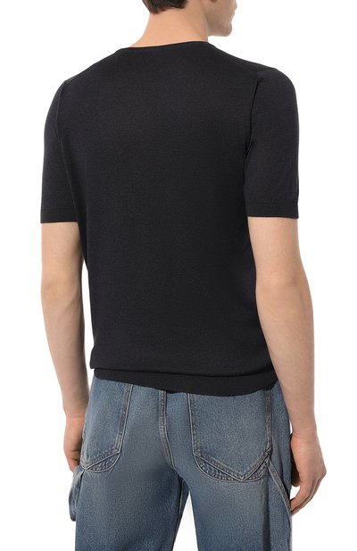 Шелковый джемпер ANDREA CAMPAGNA, арт. 43112/23503, фото 4