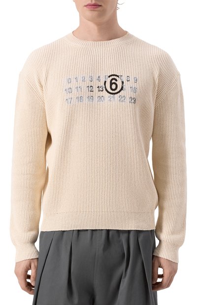 Хлопковый свитер MM6, арт. SH2HL0022/M13124, фото 3