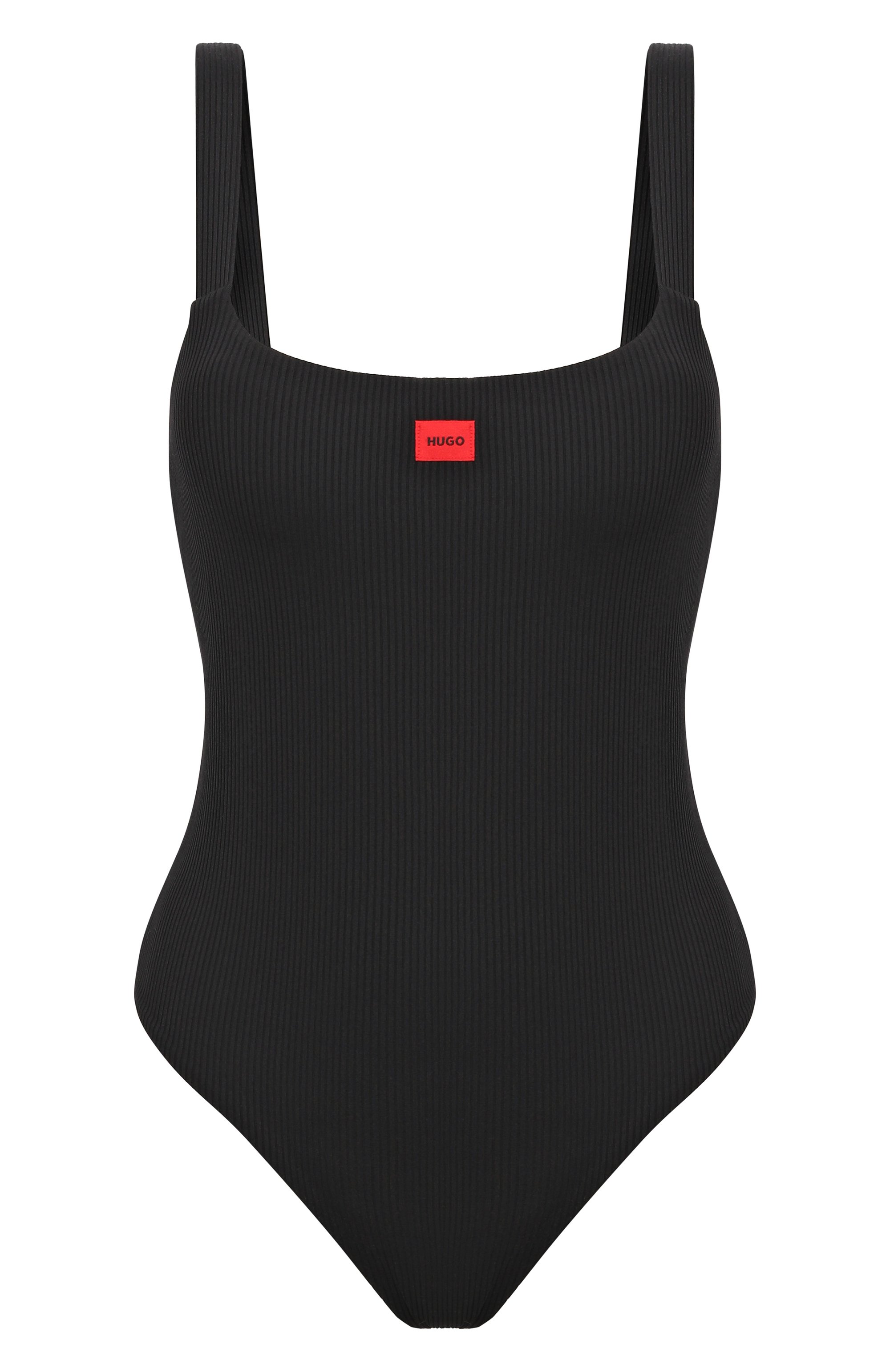 Слитный купальник HUGO черного цвета по цене 16800 руб., арт. 50555697, фото 1 Слитный купальник HUGO, арт. 50555697, фото 1